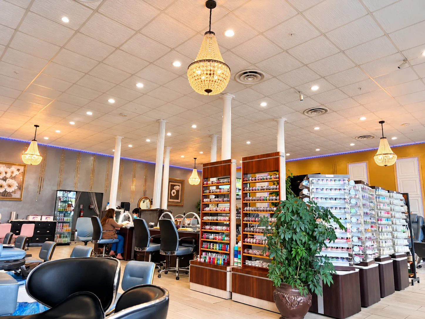 Sidney Nails Interior Salon Space